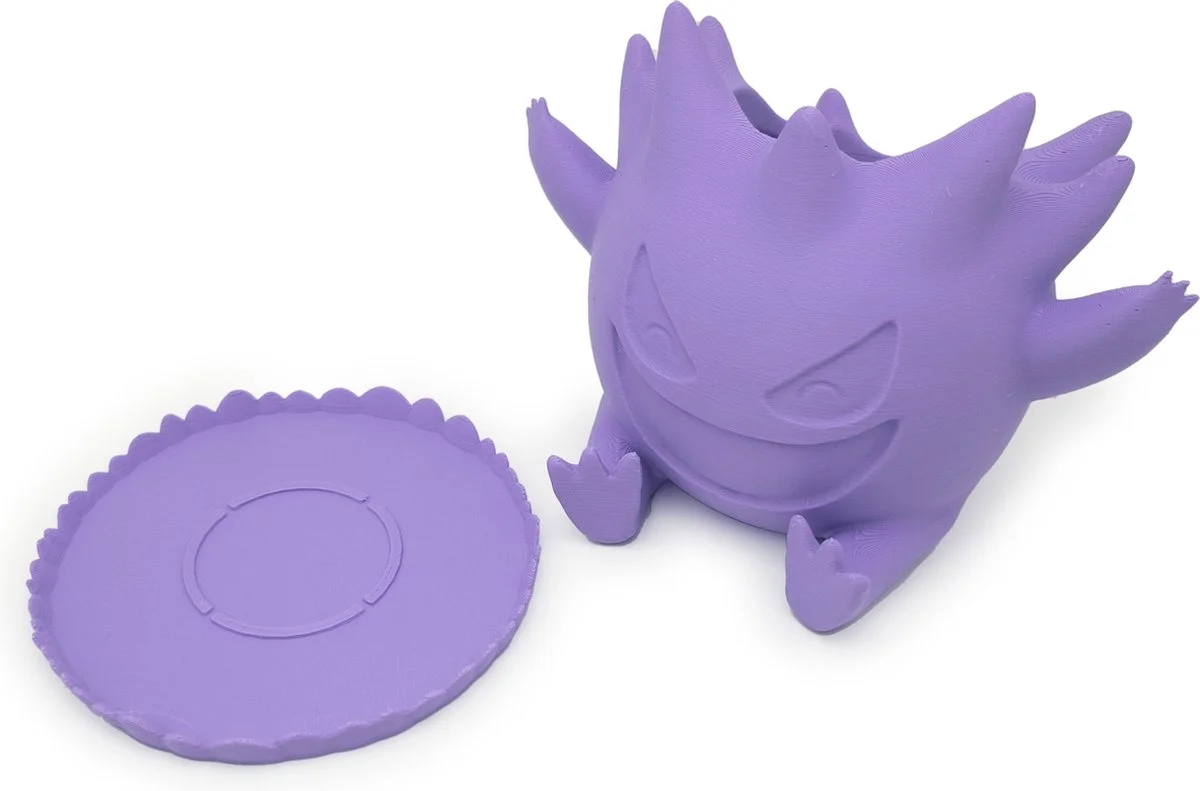 Azhora Pokémon Gengar Bloempot - Inclusief Opvangschaal - Lichtpaars 4 Azhora Pokémon Gengar Bloempot - Inclusief Opvangschaal - Lichtpaars - Afbeelding 4