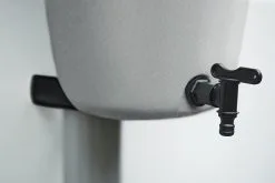 Elho Green Basics Rain Catcher 33 - Regenton Voor Balkonbuiten - Ø 33.5 X H 73.5 Cm - Grijs/Living Concrete -Bloempotten Verkoop 1200x800 136