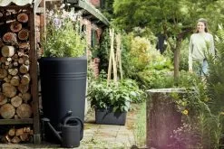 Elho Green Basics Regenton - Regenton - Living Black - Buiten - 200 Liter -Bloempotten Verkoop 1200x800 157