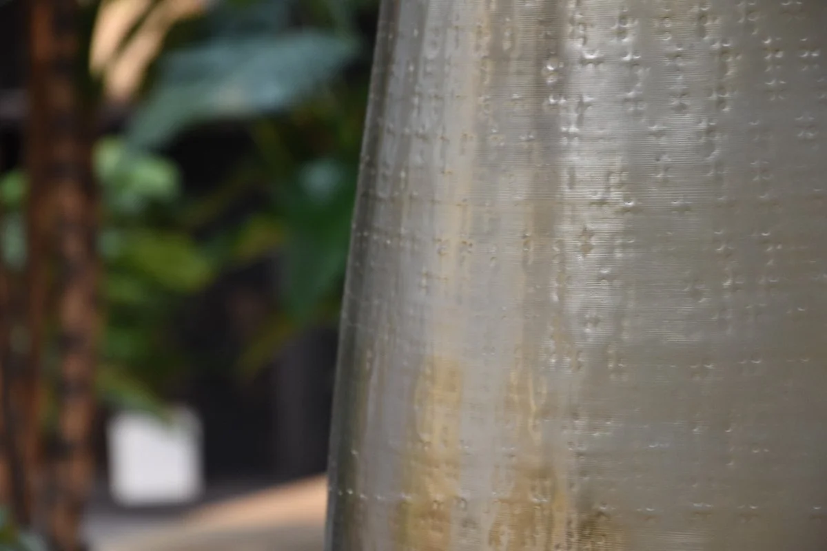 Merkloos Bloempot Karakter Goud - L 5 Merkloos Bloempot Karakter Goud - L - Afbeelding 5