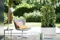 Elho Vivo Matt Finish Lang Wielen 90 - Grote Staande Plantenbak Voor Binnen & Buiten - Gemaakt Van Gereycled Plastic - L 39 X W 88 X H 41 Cm - Wit -Bloempotten Verkoop 1200x800 56