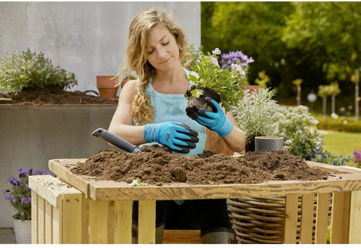 Gardena Plant- En Bodem Handschoen - Maat: M 10 Gardena Plant- En Bodem Handschoen - Maat: M - Afbeelding 10