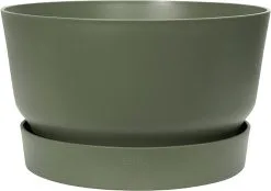 Elho Greenville Schaal 33 - Bloempot Voor Buiten - Ø 32.5 X H 19.4 Cm - Groen/Blad Groen 13 Elho Greenville Schaal 33 - Bloempot Voor Buiten - Ø 32.5 X H 19.4 Cm - Groen/Blad Groen -Bloempotten Verkoop 1200x846