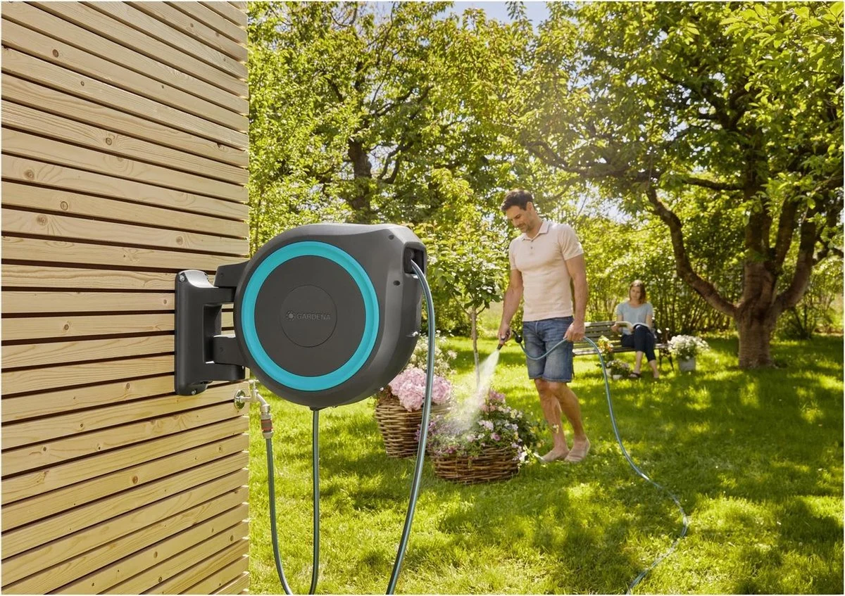 GARDENA - Wandslangenbox - RollUp XL - 35 Meter - Ø 13 Mm 5 GARDENA - Wandslangenbox - RollUp XL - 35 Meter - Ø 13 Mm - Afbeelding 5