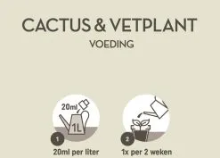 Pokon Cactus & Vetplant Voeding - 250ml - Plantenvoeding - 20ml Per 1L Water -Bloempotten Verkoop 1200x858