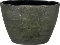 HS Potterie Tokio Ovale Bloempot Groen L33 X B16 X H26 Cm