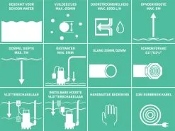 VONROC GARDEN VONROC Dompelpomp/Waterpomp 300W - 6500l/h - Voor Schoon En Licht Vervuild Water - Met Vlotter 9 VONROC GARDEN VONROC Dompelpomp/Waterpomp 300W - 6500l/h - Voor Schoon En Licht Vervuild Water - Met Vlotter -Bloempotten Verkoop 1200x897 1