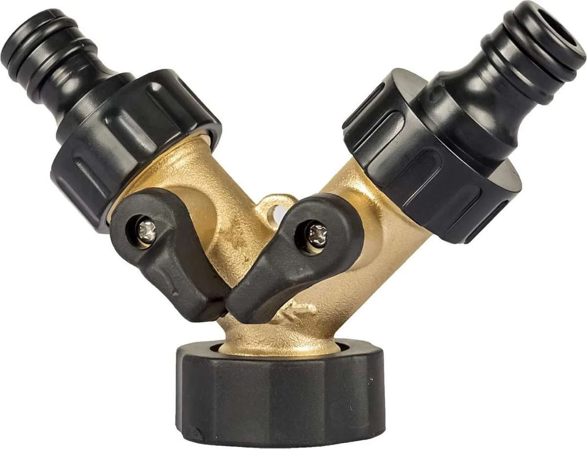 Sens Design Waterverdeler 2-weg – Messing – Past Op Europese Kranen 6 Sens Design Waterverdeler 2-weg – Messing – Past Op Europese Kranen - Afbeelding 6