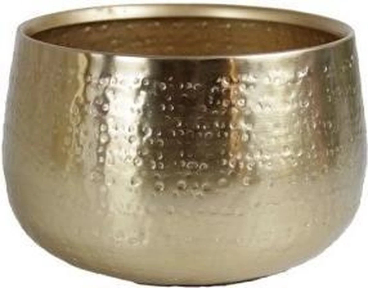 Gina Da Karakter Bloempot Goud - XXL 2 Gina Da Karakter Bloempot Goud - XXL - Afbeelding 2