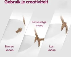 Gadgy Plantenhanger Keramiek - Set Van 3 - Hangpot Van Wit Steen - Hangende Bloempot Plantenpot - Met 3 Verschillende Koorden - 12x11x9.5CM -Bloempotten Verkoop 1200x959