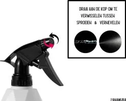 Hanamura Plantenspuit – Sprayflacon – Waterverstuiver – Wit – 600ml -Bloempotten Verkoop 1200x963 1