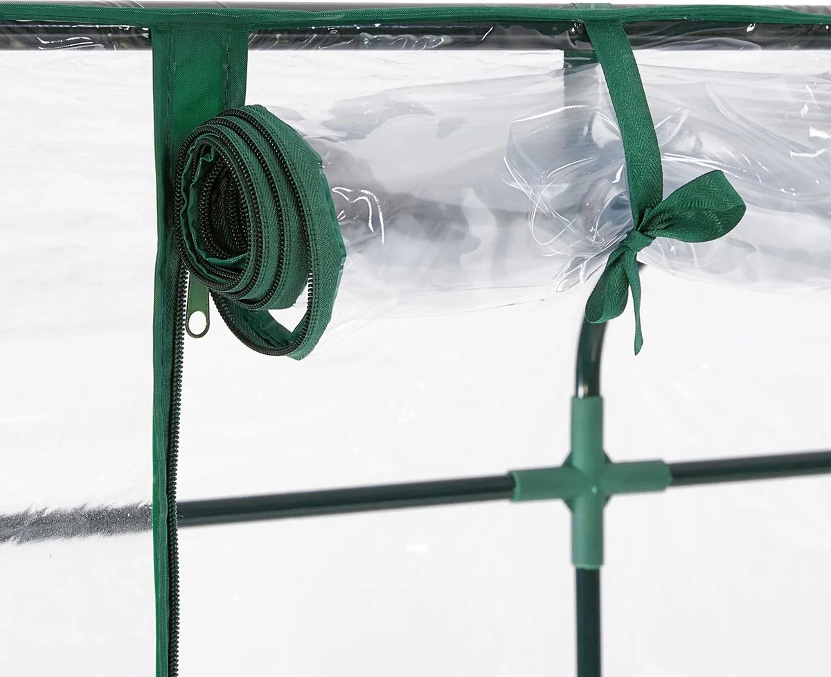 Relaxdays Tomatenkas 170 X 130 X 75 Cm - Folie Tuinkas - Grote Tomaten Kweekkas - Foliekas 8 Relaxdays Tomatenkas 170 X 130 X 75 Cm - Folie Tuinkas - Grote Tomaten Kweekkas - Foliekas - Afbeelding 8