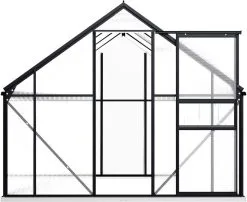 VidaXL Broeikas Met Basisframe 4,75 M² Aluminium Antracietkleurig 18 VidaXL Broeikas Met Basisframe 4,75 M² Aluminium Antracietkleurig -Bloempotten Verkoop 1200x982