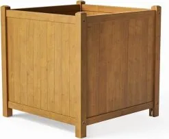 Houten Plantenbak Met Wieltjes 50x50 - Geolied Duurzaam FSC Acaciahout – Bloembak Buiten - Plantenbakken Buiten - Perfecthomeshop -Bloempotten Verkoop 1200x986 2