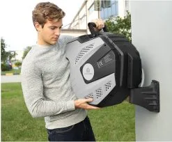 CoolHome - Wandslangenbox 20 Meter + 2 Meter - Tuinslang Met Haspel- Slangenhouder 180° Draaibaar - Tuinslanghaspel Zwart - Grijs -Bloempotten Verkoop 1200x992 2