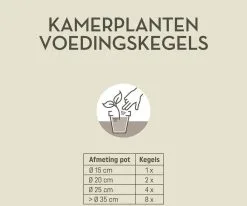 Pokon Kamerplanten Voedingskegels - 10st - Plantenvoeding - 6 Maanden Voeding -Bloempotten Verkoop 1200x999