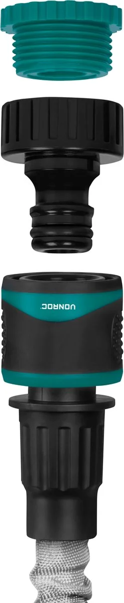 VONROC GARDEN VONROC Tuinslang – Uitrekbare Tuinslang 10 Meter – Incl. Aansluitingen, Muursteun En Broespistool 3 VONROC GARDEN VONROC Tuinslang – Uitrekbare Tuinslang 10 Meter – Incl. Aansluitingen, Muursteun En Broespistool - Afbeelding 3