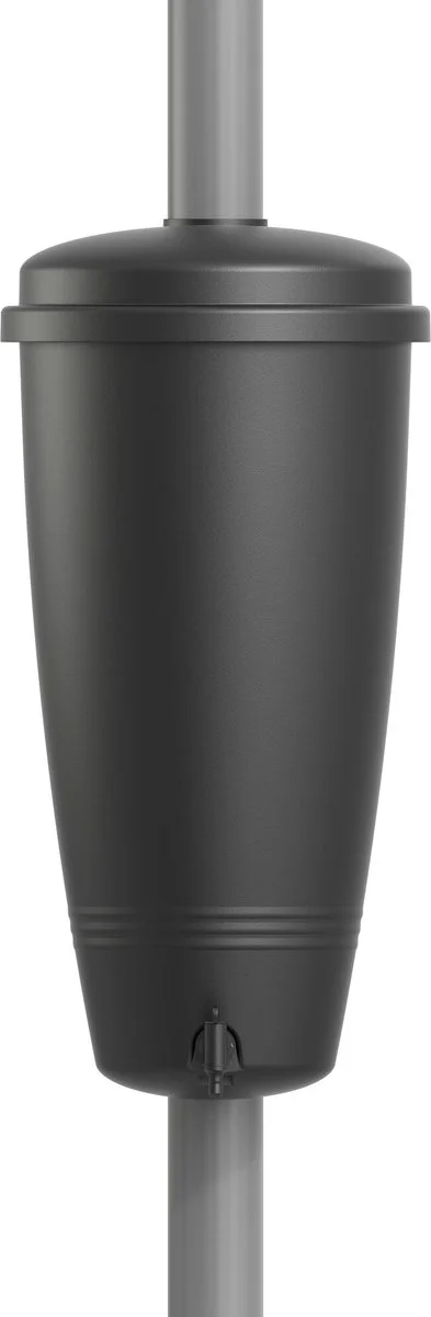 Elho Green Basics Rain Catcher 33 - Regenton Voor Balkonbuiten - Ø 33.5 X H 73.5 Cm - Zwart/Living Black 1 Elho Green Basics Rain Catcher 33 - Regenton Voor Balkonbuiten - Ø 33.5 X H 73.5 Cm - Zwart/Living Black