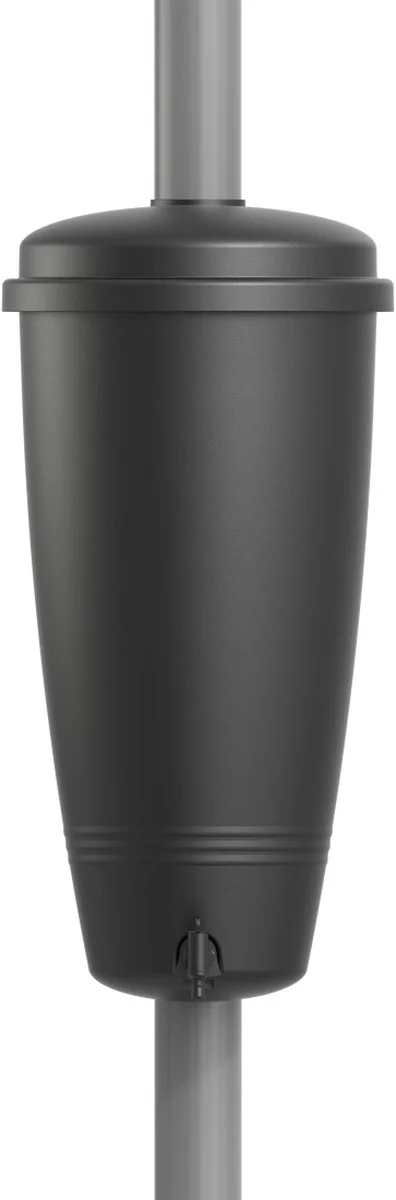 Elho Green Basics Rain Catcher 33 - Regenton Voor Balkonbuiten - Ø 33.5 X H 73.5 Cm - Zwart/Living Black 8 Elho Green Basics Rain Catcher 33 - Regenton Voor Balkonbuiten - Ø 33.5 X H 73.5 Cm - Zwart/Living Black - Afbeelding 8