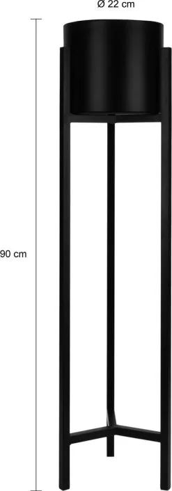 QUVIO Plantenstandaard Inclusief Pot - Staande Plantenbak - Metaal - Plantenbak - Plantenhouders - Planten Zuilen - Voor Buiten - Bloempot - 22 X 22 X 90 Cm - Zwart 10 QUVIO Plantenstandaard Inclusief Pot - Staande Plantenbak - Metaal - Plantenbak - Plantenhouders - Planten Zuilen - Voor Buiten - Bloempot - 22 X 22 X 90 Cm - Zwart -Bloempotten Verkoop 420x1200 1