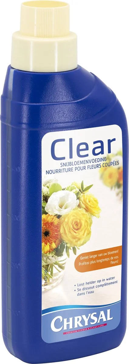 Pokon Chrysal Clear Snijbloemenvoeding - 500ml 2 Pokon Chrysal Clear Snijbloemenvoeding - 500ml - Afbeelding 2
