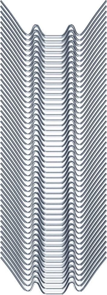 Deuba Broeikas Glasklemmen – 100 Stuks 85x30mm – RVS Zilver 1 Deuba Broeikas Glasklemmen – 100 Stuks 85x30mm – RVS Zilver