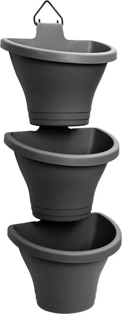 Elho Corsica Vertical Forest 24 - Bloempot Voor Balkonbuiten - Ø 26.7 X H 29.7 Cm - Zwart/Antraciet 31 Elho Corsica Vertical Forest 24 - Bloempot Voor Balkonbuiten - Ø 26.7 X H 29.7 Cm - Zwart/Antraciet -Bloempotten Verkoop 469x1200