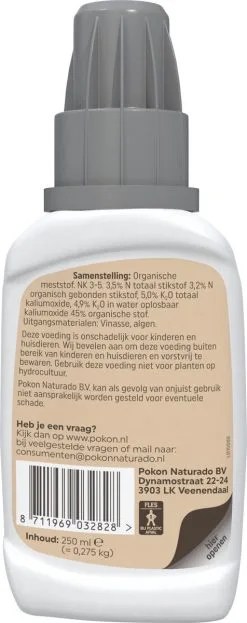 Pokon Bio Bonsai Voeding - 250ml - Plantenvoeding (bio) - 7ml Per 1L Water -Bloempotten Verkoop 476x1200 6