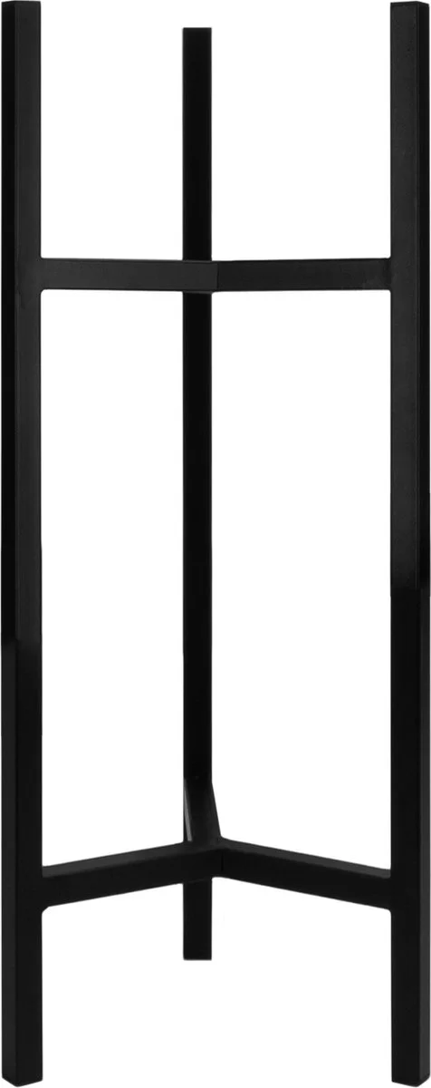 QUVIO Plantenstandaard Binnen - Inclusief Pot - Staande Plantenbak - Metaal - Bloempot - 22 X 22 X 60 Cm - Zwart 8 QUVIO Plantenstandaard Binnen - Inclusief Pot - Staande Plantenbak - Metaal - Bloempot - 22 X 22 X 60 Cm - Zwart - Afbeelding 8