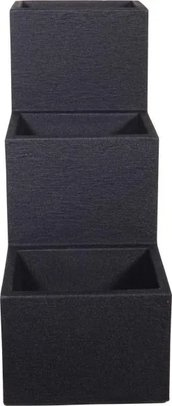 4gardenz Stone Trapsgewijs Plantenbak Voor Buiten 27x60x60 Cm - Grijs -Bloempotten Verkoop 509x1200
