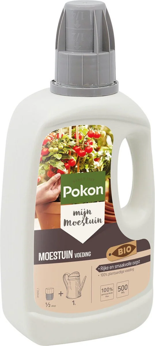 Pokon Bio Moestuinvoeding - 500ml - Plantenvoeding - 14ml Per 1l Water 7 Pokon Bio Moestuinvoeding - 500ml - Plantenvoeding - 14ml Per 1l Water - Afbeelding 7
