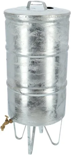 Esschert Design Zinken Regenton Om Regenwater In Op Te Vangen 95 Liter