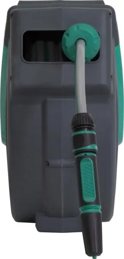 VONROC GARDEN VONROC Automatische Slanghaspel – Incl. 25m Tuinslang, Aansluitslang, Spuitstuk, Koppelingen & Kraanaansluiting -Bloempotten Verkoop 577x1200 2