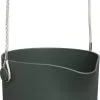 Elho B.for Swing 18 Hangpot - Bloempot Voor Binnen - Ø 18.0 X H 16.5 Cm - Groen/Blad Groen