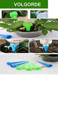 MGOODS Plant Bewateringssysteem - 12 Stuks - Bewateringsyteem - Watergeefsysteem - Plantenbol - Automatische Gieter - Water Druppelaar - Druppelsysteem - Bewateringssysteem - Druppel Systeem - Water Geef Systeem - Plantenbol -Bloempotten Verkoop 582x1200 1