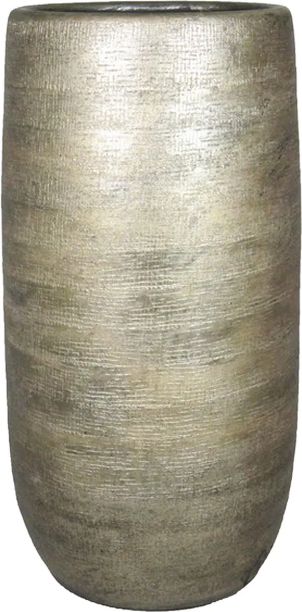 Floran Bloempot Mira Hoog - D26 X H50cm - Goud 1 Floran Bloempot Mira Hoog - D26 X H50cm - Goud
