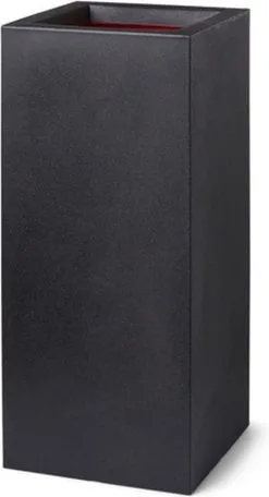 Capi Europe - Bloempot Rechthoek Smooth NL - 36x36x79 - Zwart - Voor Binnen En Buiten - KBL952 27 Capi Europe - Bloempot Rechthoek Smooth NL - 36x36x79 - Zwart - Voor Binnen En Buiten - KBL952 -Bloempotten Verkoop 650x1200