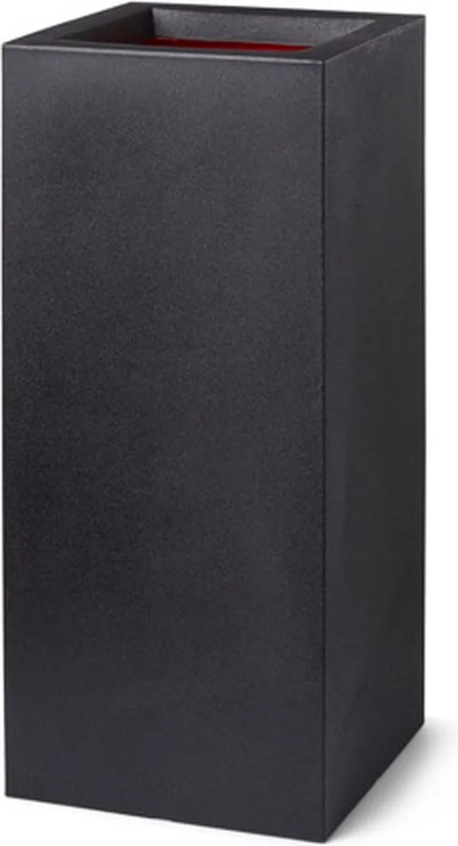 Capi Europe - Bloempot Rechthoek Smooth NL - 36x36x79 - Zwart - Voor Binnen En Buiten - KBL952 10 Capi Europe - Bloempot Rechthoek Smooth NL - 36x36x79 - Zwart - Voor Binnen En Buiten - KBL952 - Afbeelding 10