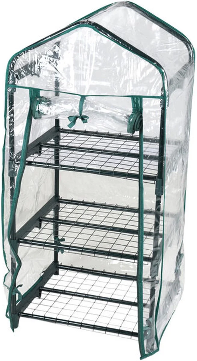 Pro Garden Kweekkas Groen 17-delig 90x50 Cm 6 Pro Garden Kweekkas Groen 17-delig 90x50 Cm - Afbeelding 6