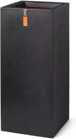 Capi Europe - Bloempot Rechthoek Smooth NL - 36x36x79 - Zwart - Voor Binnen En Buiten - KBL952 24 Capi Europe - Bloempot Rechthoek Smooth NL - 36x36x79 - Zwart - Voor Binnen En Buiten - KBL952 -Bloempotten Verkoop 661x1200