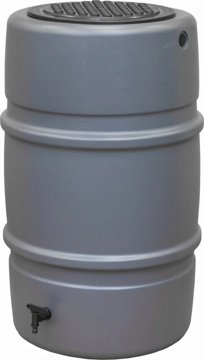 ThuisTuinieren.nl Regenton Voordeelset | Harcostar 227liter Grijs + Harcostar Standaard + Harcostar Vulautomaat 70/80mm 2 ThuisTuinieren.nl Regenton Voordeelset | Harcostar 227liter Grijs + Harcostar Standaard + Harcostar Vulautomaat 70/80mm - Afbeelding 2