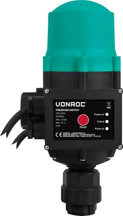 VONROC GARDEN VONROC Hydrofoorpomp / Automatische Pomp - 1000W - 3500l/h - Met Drukschakelaar - Droogloopbeveiliging - Voor Besproeien En Huishoudwater 10 VONROC GARDEN VONROC Hydrofoorpomp / Automatische Pomp - 1000W - 3500l/h - Met Drukschakelaar - Droogloopbeveiliging - Voor Besproeien En Huishoudwater -Bloempotten Verkoop 683x1200 1