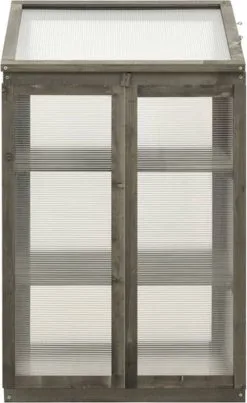 VidaXL Broeikas 60x45x100 Cm Vurenhout 13 VidaXL Broeikas 60x45x100 Cm Vurenhout -Bloempotten Verkoop 735x1200