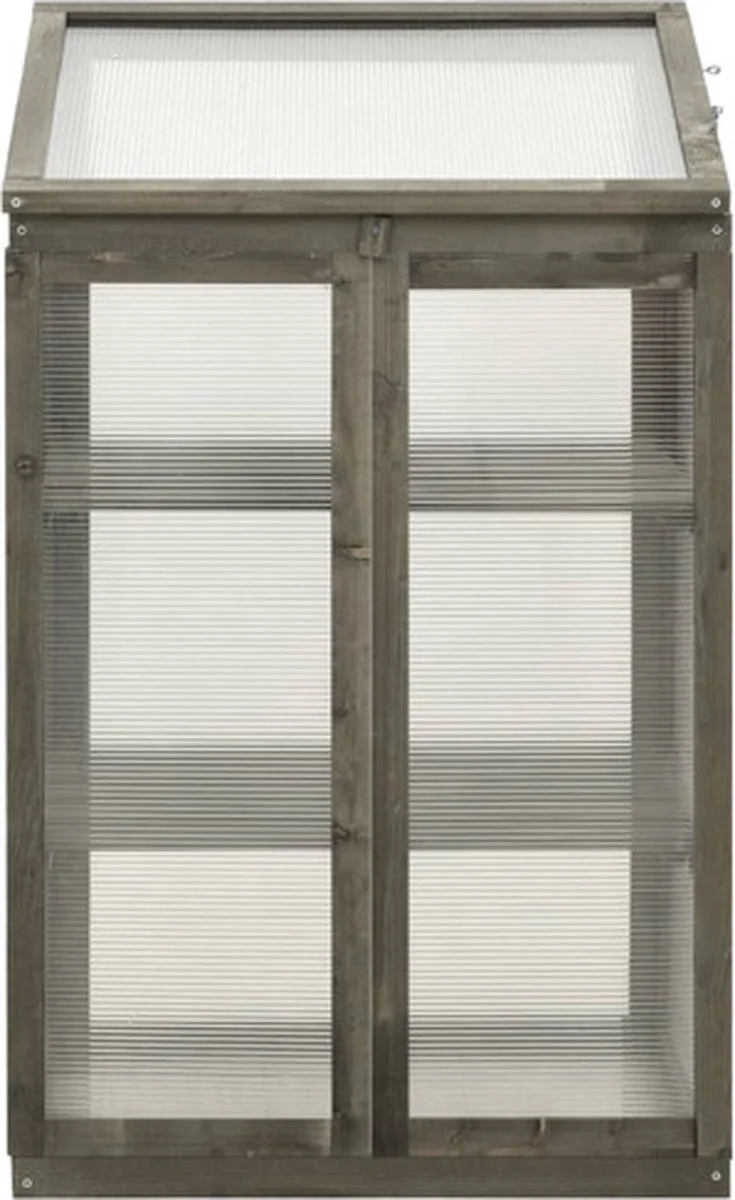 VidaXL Broeikas 60x45x100 Cm Vurenhout 7 VidaXL Broeikas 60x45x100 Cm Vurenhout - Afbeelding 7