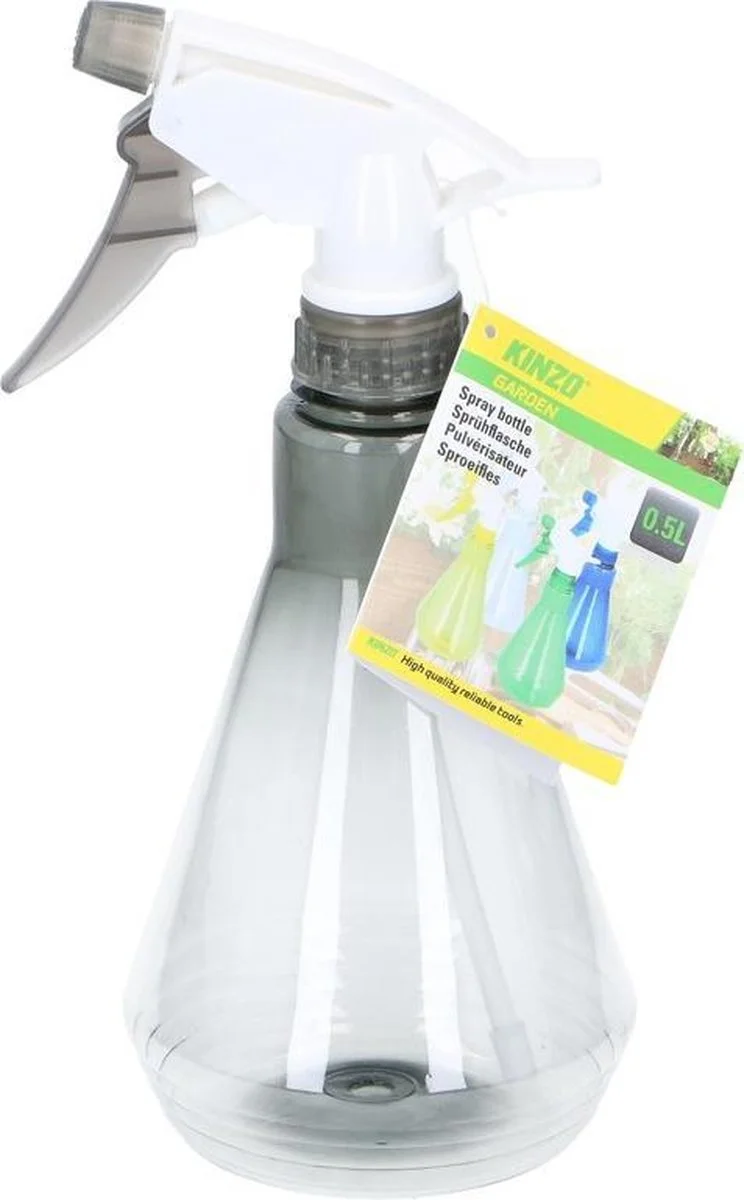 Kinzo Plantenspuit Zwart 500 Ml Kunststof - Waterverstuiver - Tuinartikelen 2 Kinzo Plantenspuit Zwart 500 Ml Kunststof - Waterverstuiver - Tuinartikelen - Afbeelding 2