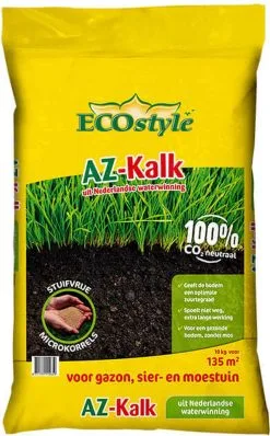 ECOstyle AZ Kalk Micro Korrel – Voor Gazon, Sier- En Moestuin - Corrigeert Zuurgraad Direct En Langdurig - Werkt Tegen Mos - CO2-Neutraal – 70 M² - 5 KG -Bloempotten Verkoop 745x1200 4