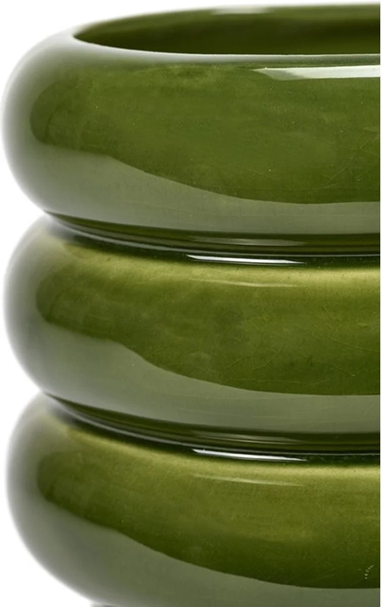 Serax Bloempot-Sierpot Groen D 14.5 Cm H 12,5 Cm 2 Serax Bloempot-Sierpot Groen D 14.5 Cm H 12,5 Cm - Afbeelding 2