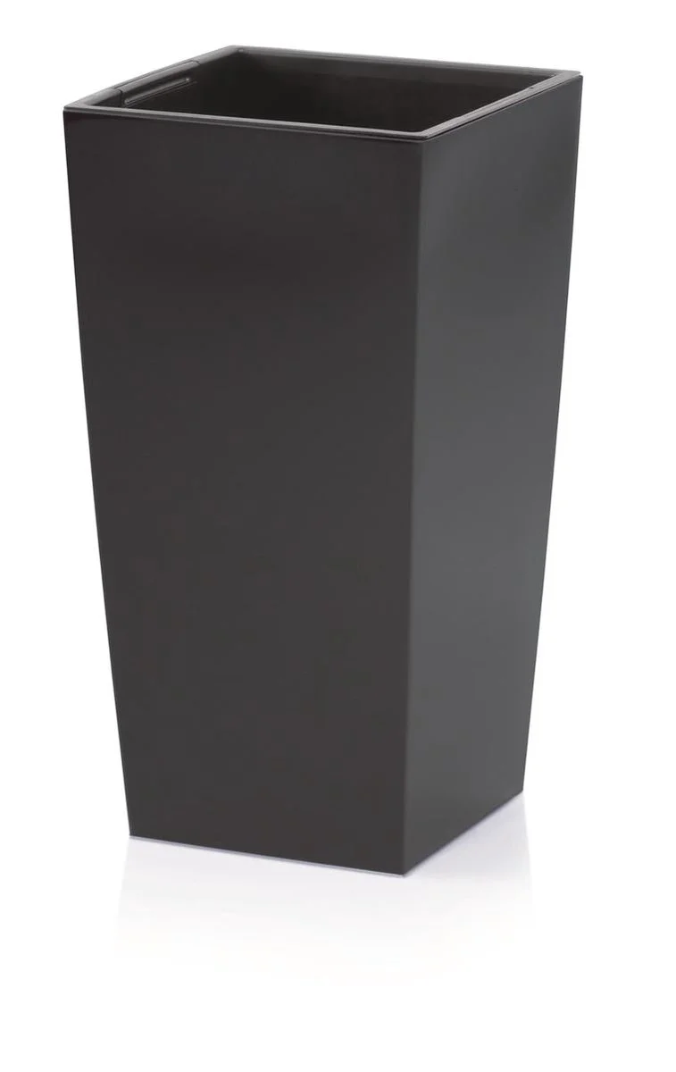 Prosperplast Kunststof Urbi Bloempot/plantenpot Met Binnenpot Antraciet 32 X 32 X 61 Cm - 21/49 Liter - Hoge Vierkante Bloempotten 5 Prosperplast Kunststof Urbi Bloempot/plantenpot Met Binnenpot Antraciet 32 X 32 X 61 Cm - 21/49 Liter - Hoge Vierkante Bloempotten - Afbeelding 5