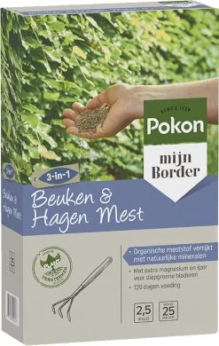 Pokon Beuken & Hagen Mest - 2,5kg - Meststof - 3-in-1 Werking -Bloempotten Verkoop 760x1200 1