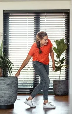 Capi Europe - Bloempot Bol Rib NL - 43x41 - Antraciet - Voor Binnen En Buiten - KOFZ933 -Bloempotten Verkoop 763x1200 2